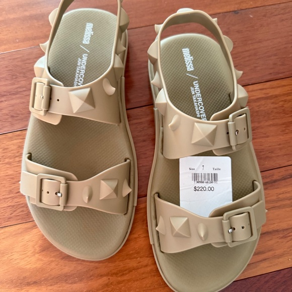 Melissa x Undercover spike-embellished woven sandals - Picture 2 of 3